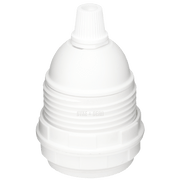 CLAMP SHADE RINGS WHITE E27 BULB HOLDER - DYKE & DEAN